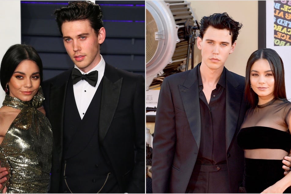 Fans are divided after Austin Butler (c) admitted that his ex-girlfriend Vanessa Hudgens suggested he play Elvis.