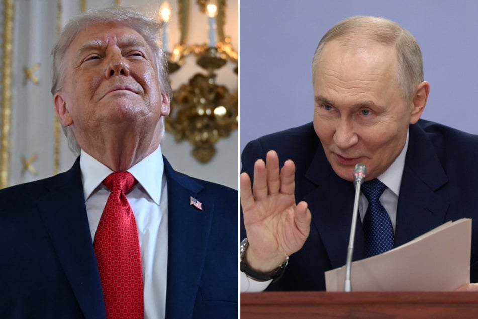 US President Donald Trump (l.) has invited his Russian counterpart Vladimir Putin to be part of the so-called "Board of Peace" for Gaza.