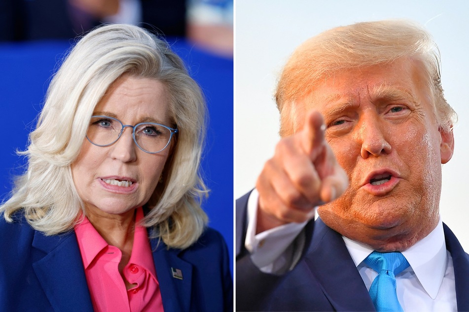 Donald Trump and MAGA Republicans are urging the FBI to investigate former Congresswoman Liz Cheney (l.) for her role on the January 6 Select Committee.