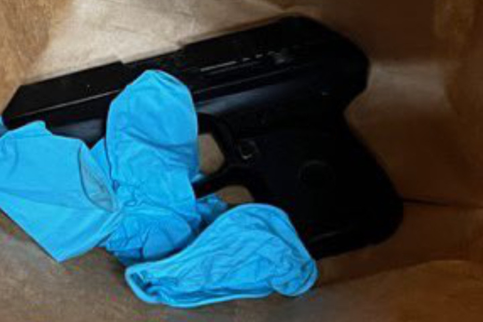 The 36-year-old threatened his victim with this weapon.