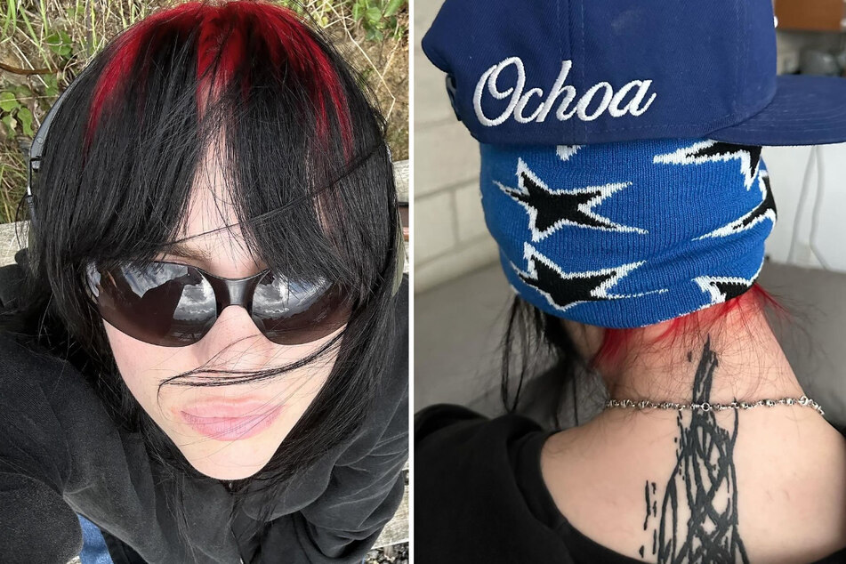 Billie Eilish flashes tattoos and rocks funky fashion in new photo dumps