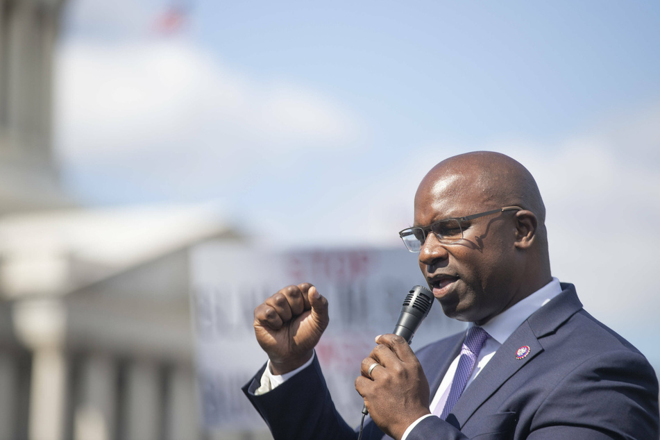 New York Rep. Jamaal Bowman pointed out the difference in reactions to the NDAA versus the BBB.