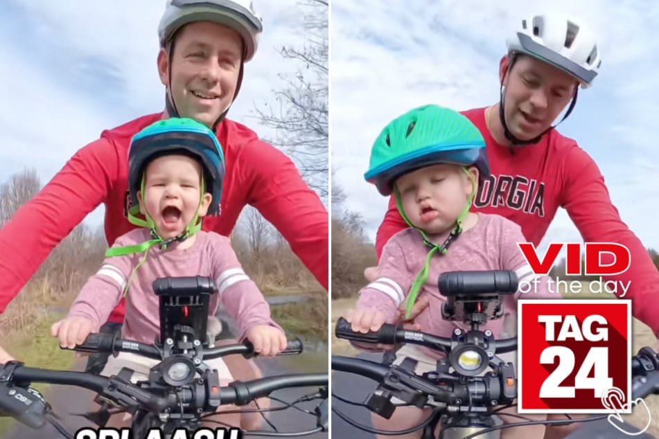 This little boy was having the time of his life before the sleep hit instantly.