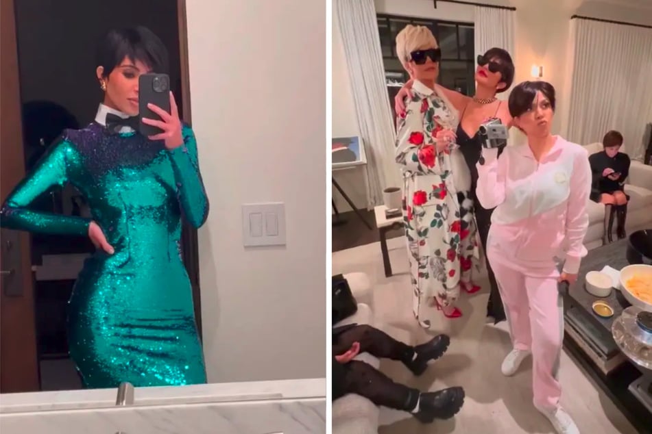 Kim Kardashian and the Kar-Jenners celebrate their momager's birthday with Kris-tal clear cosplay