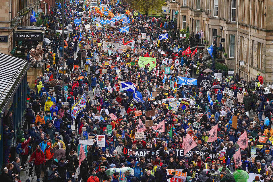 COP26: activists protest, bankers celebrate, and other highlights from day six