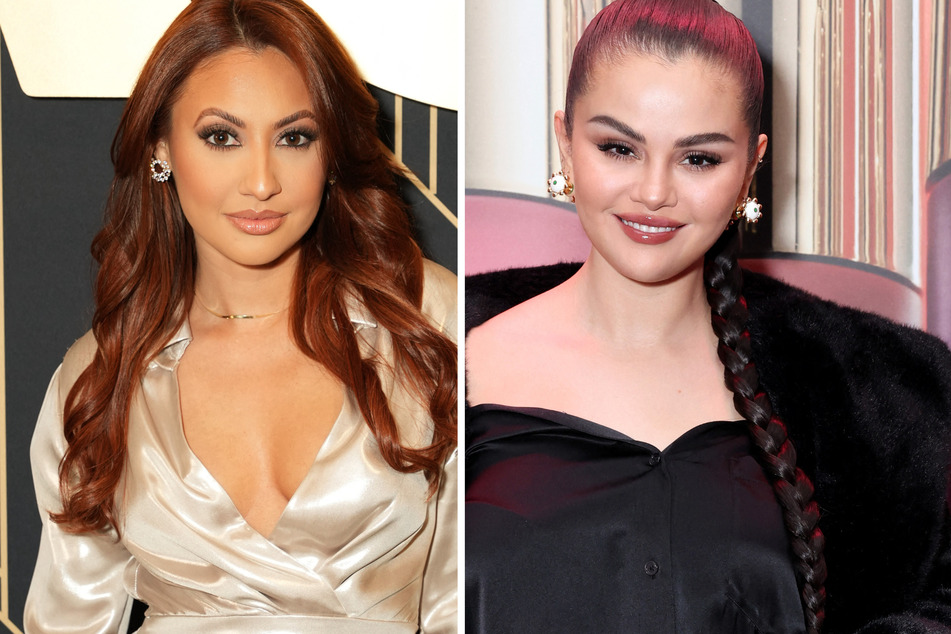 Francia Raisa (l) has reignited speculation that she and Selena Gomez (r) are no longer friends.