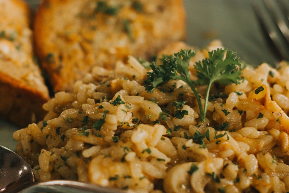 Creamy mushroom risotto: What more could you want?