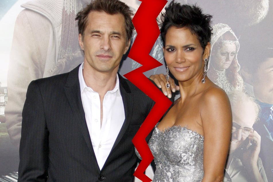Olivier Martinez (l.) and Halle Berry were married for three years from 2013-2016. (Archive photo). The actor claims his ex-wife abused their 12-year-old son, which Berry denies.