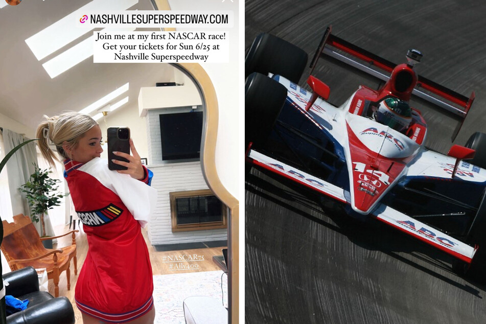 Olivia Dunne is off to the races as she rocks vintage NASCAR gear in viral snap