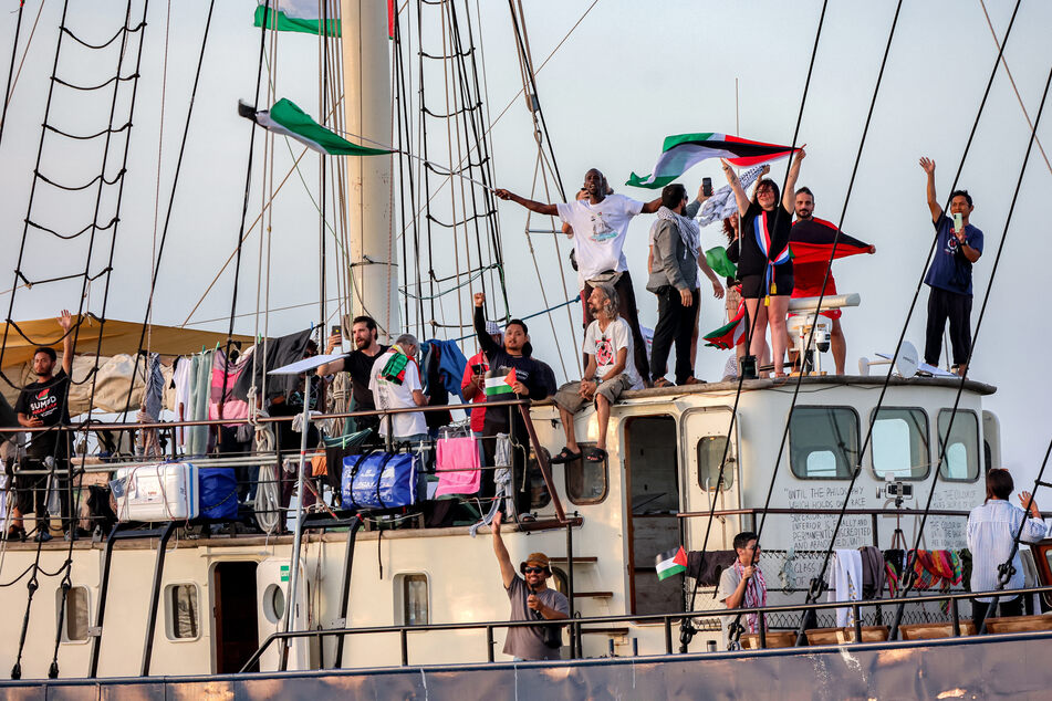 Gaza aid flotilla carrying Greta Thunberg departs Tunisia in bid to break Israeli blockade