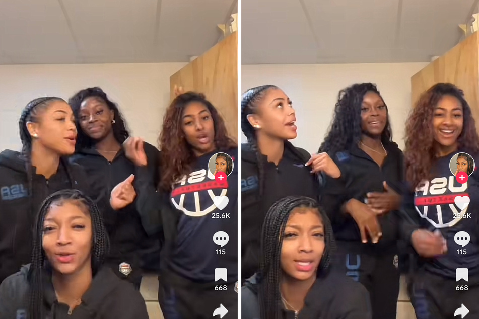 Angel Reese and her "baddie" teammates go TikTok viral