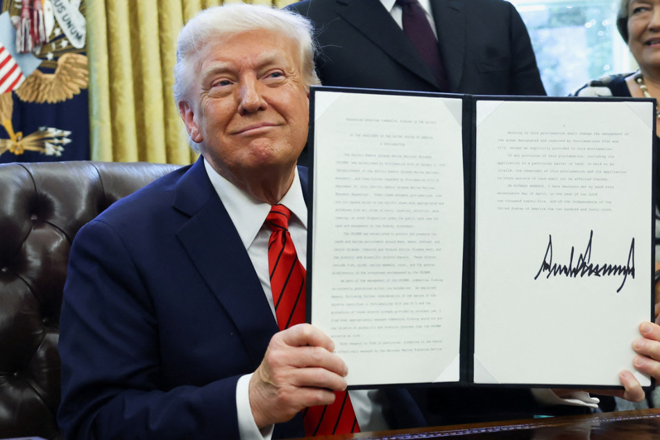 President Donald Trump on Thursday signed an executive order allowing unfettered commercial fishing in the Pacific Remote Islands Marine National Monument.