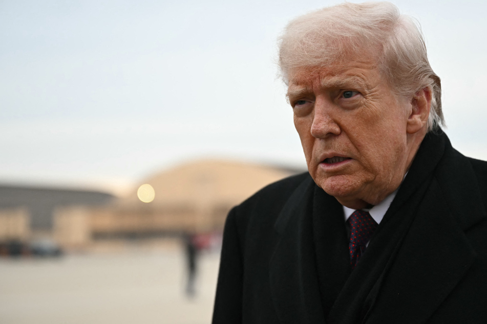 President Donald Trump says he does not "rule out" war with Venezuela.