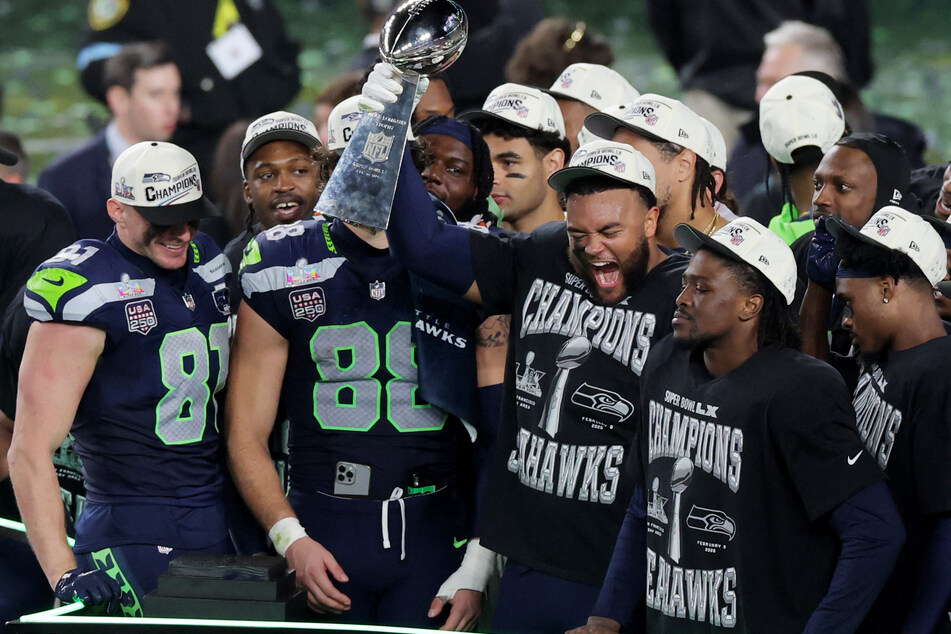 Seattle Seahawks celebrated the second title in franchise history after crushing the New England Patriots 29-13 on Sunday at Super Bowl LX.