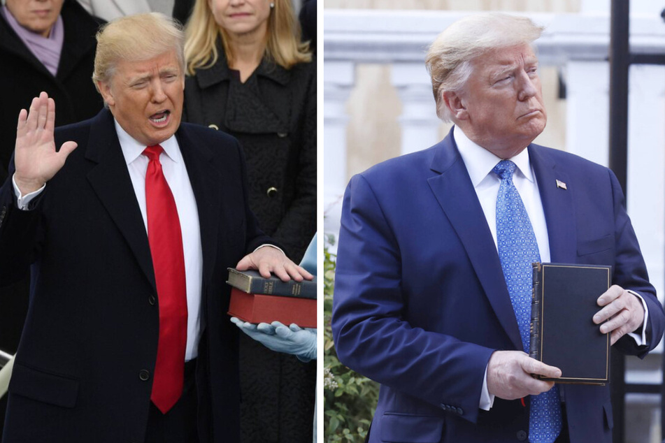 Donald Trump shares fake AI photo of himself praying ahead of controversial Waco rally