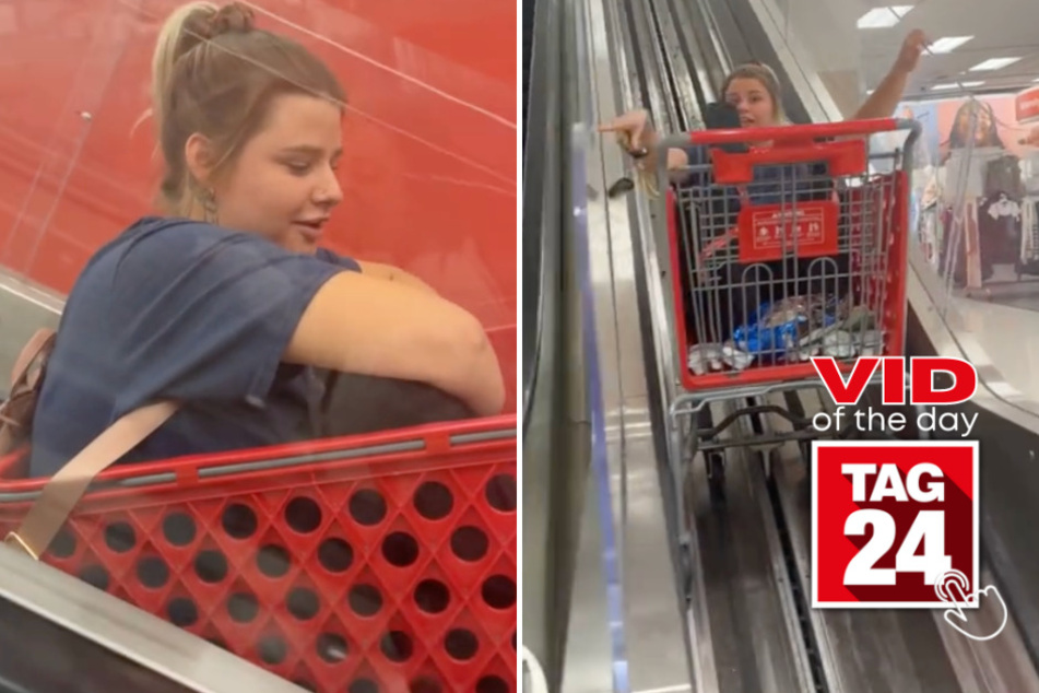 Viral Video of the Day for October 15, 2023: Girl makes hilarious mistake on Target escalator