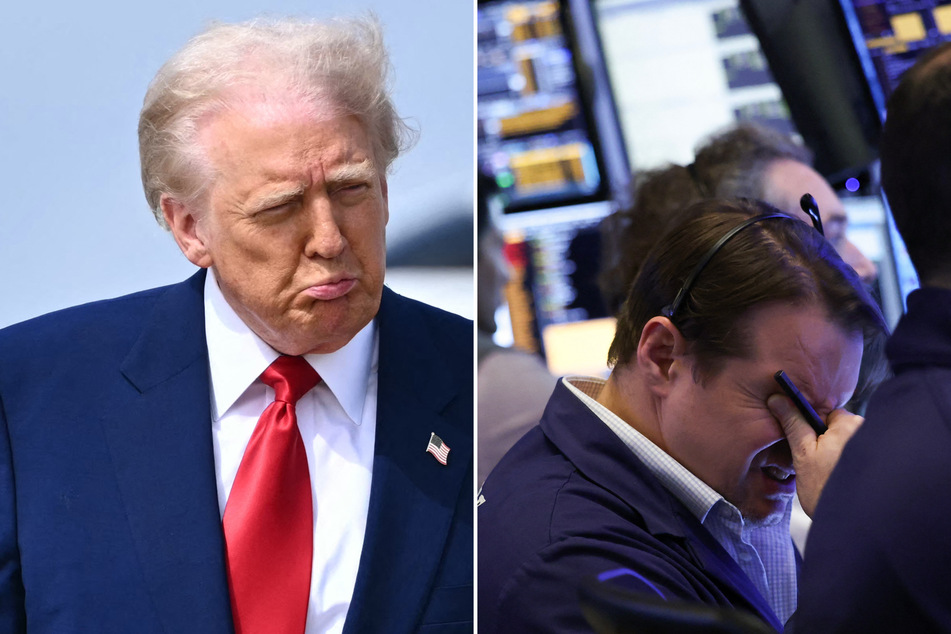 Trump brushes off global panic as tariffs send stock markets tumbling