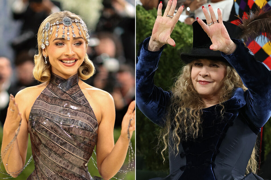 Sabrina Carpenter (l.) performed Espresso, Please Please Please and House Tour at the 2026 Met Gala – then brought out Stevie Nicks for a duet of Landslide!
