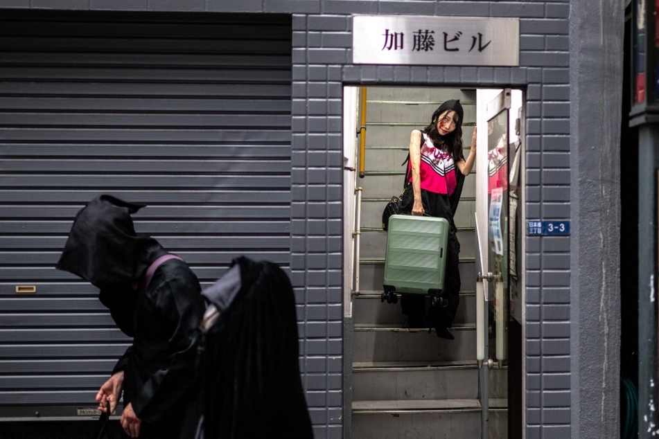 Japan "zombie" train spooks passengers ahead of Halloween
