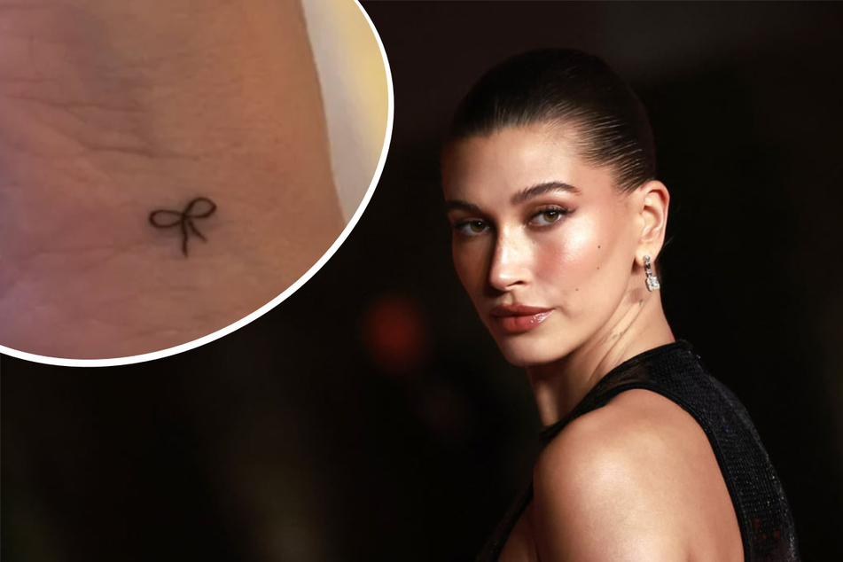 Hailey Bieber reveals new "tiny baby" tattoo