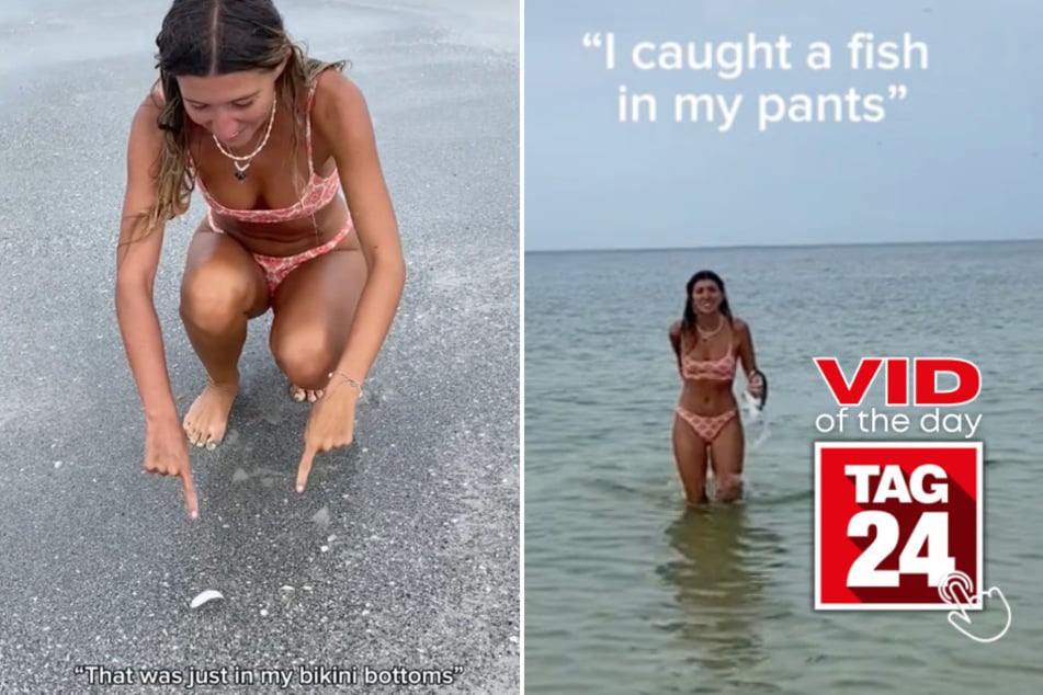 Viral Video of the Day for January 30, 2024: Girl goes viral after hilarious fish encounter... in her pants!