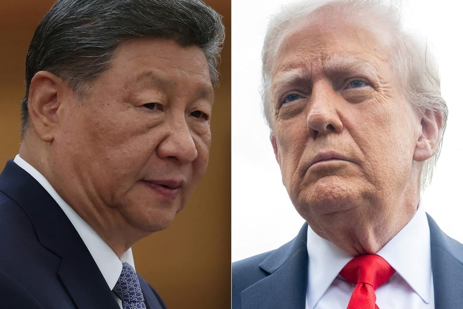 US President Donald Trump (r.) is due to meet his Chinese counterpart Xi Jinping this week amid heightened trade tensions between the two countries.