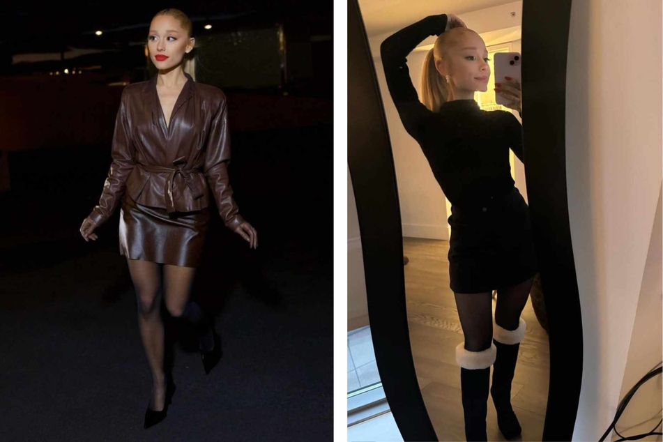 Ariana Grande serves up toasty hot Christmas looks!