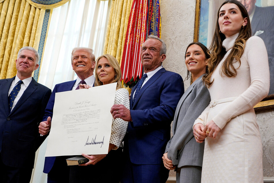 Kennedy was sworn in as health secretary Thursday following a 52-48 Senate confirmation vote.