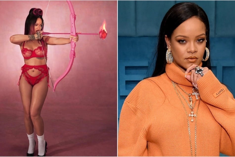 Rihanna cosplays as a sexy cherub in steamy Valentine's ad for Savage x Fenty