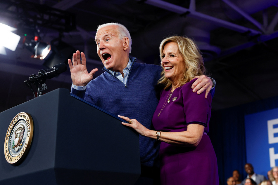 President Joe Biden attacked his rival Donald Trump for meeting with Hungarian Prime Minister Viktor Orban, who he said is "looking for dictatorship."