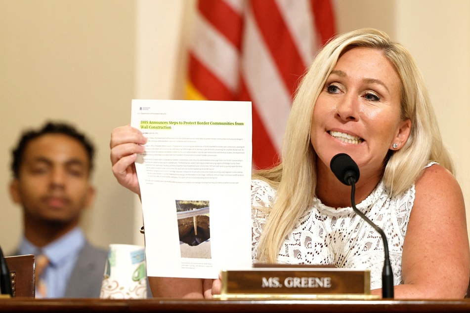 Marjorie Taylor Greene calls for "national divorce" amid border crisis battle
