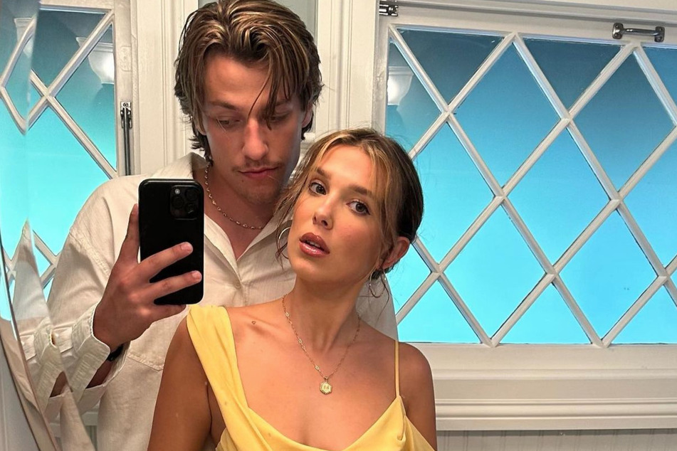 Millie Bobby Brown praised her fiancé, Jake Bongiovi, for helping her "fall in love" with herself again.