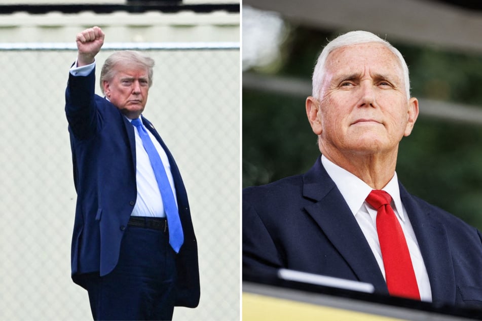 In a recent interview, Mike Pence (R) suggested President Donald Trump (L) and Israel should stop avoiding the "inevitable" and "finish the job" with their war in Iran.