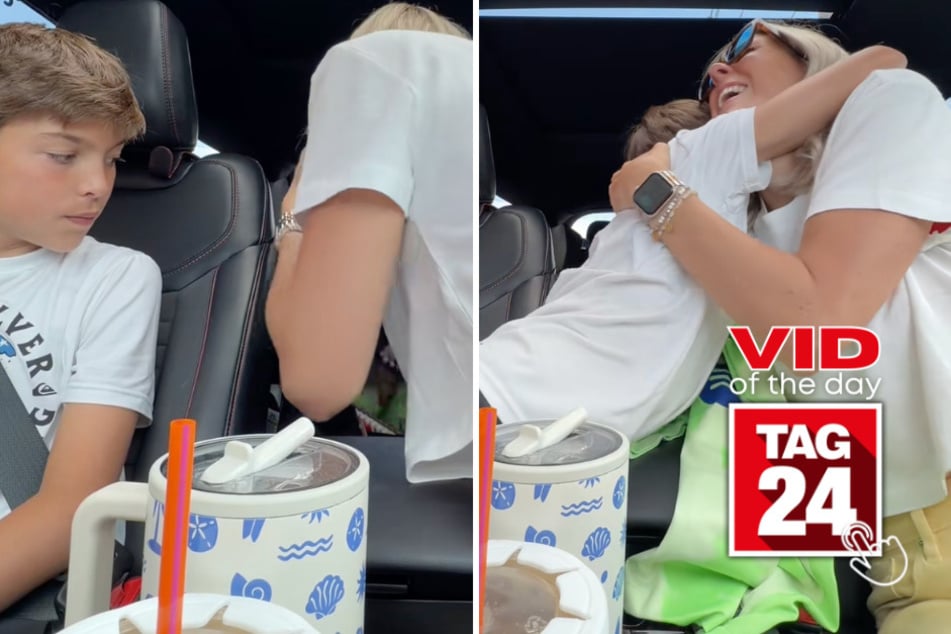 Viral Video of the Day for July 3, 2026: Mom's World Cup surprise leaves son in tears of joy!