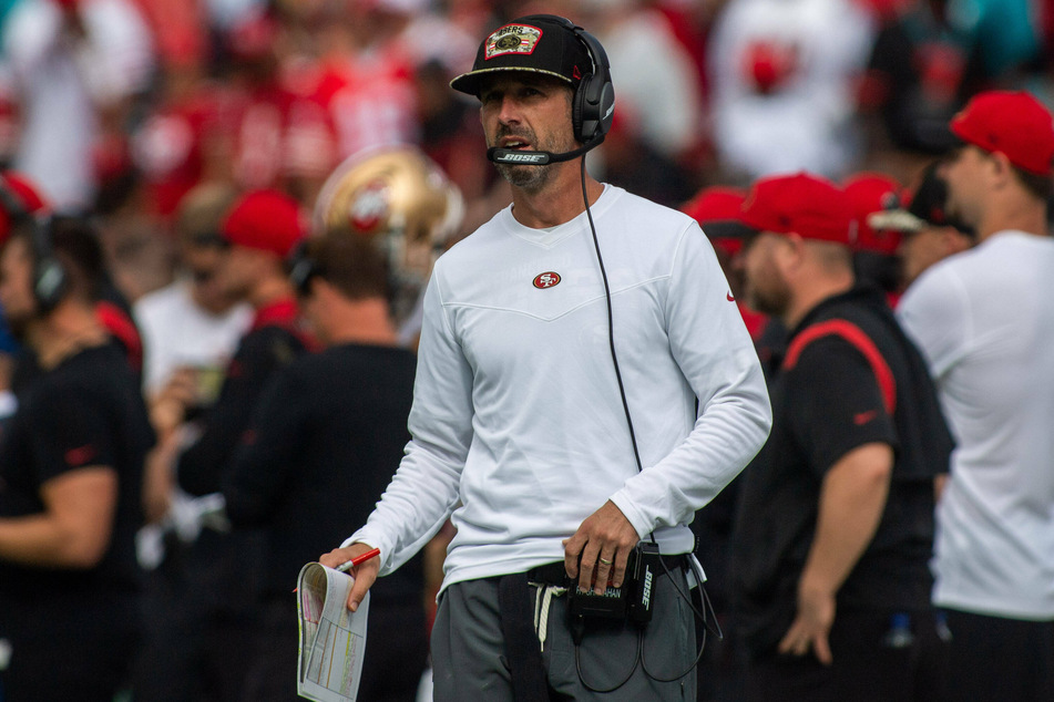 San Francisco 49ers head coach Kyle Shanahan.