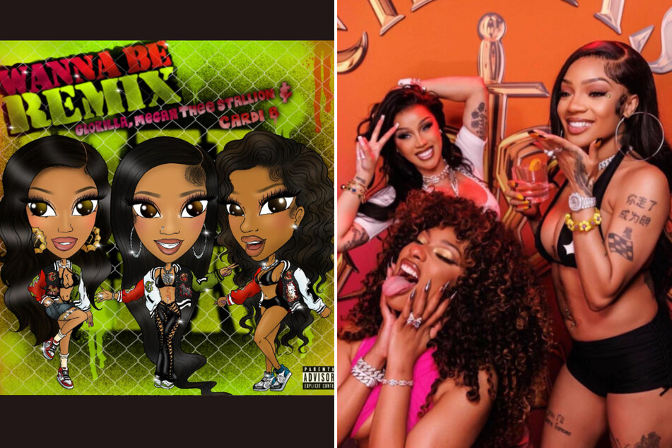 Cardi B joins Megan Thee Stallion and GloRilla in Wanna Be remix – with mixed results