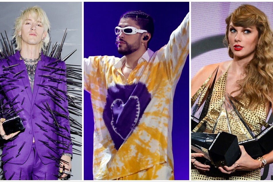 AMAs: Taylor Swift, Machine Gun Kelly, Bad Bunny, and more shine and spread conspiracies