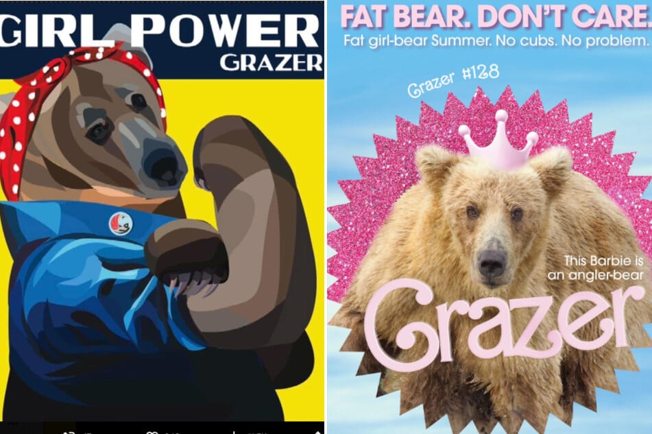 Fans of the fabulous contest celebrated Grazers win with pop culture references galore. One created a Barbie portrait for her and another made her into Rosie the Riveter.