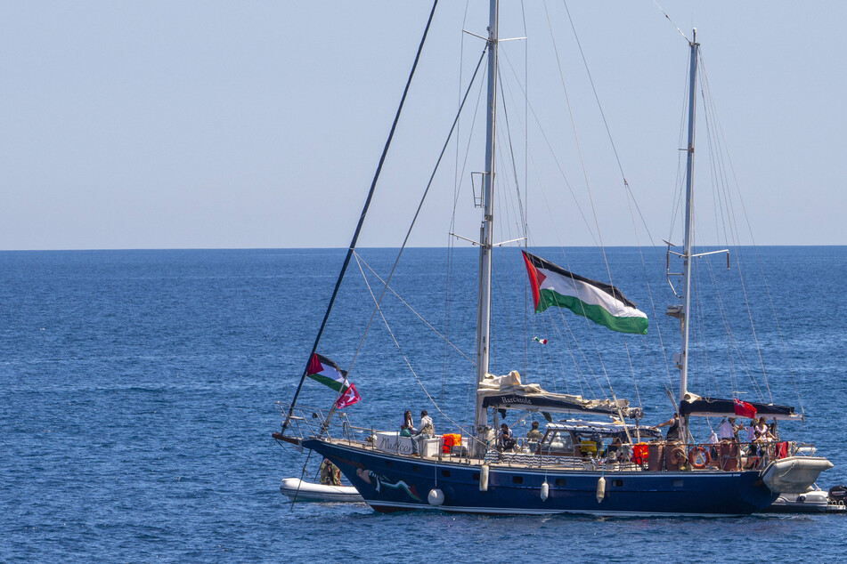 Freedom Flotilla boat nears Gaza amid drone surveillance