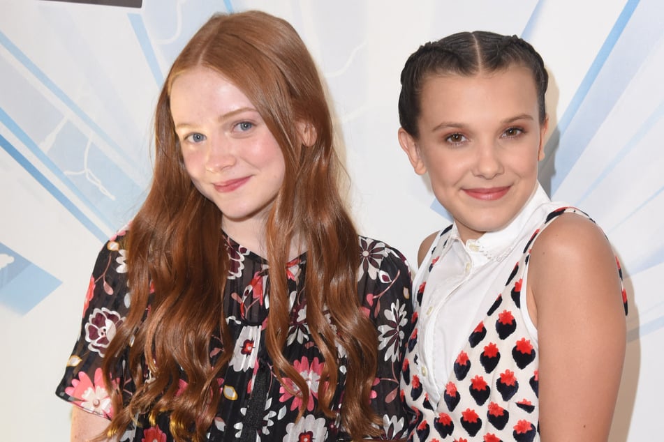 Sadie Sink (l.) echoed Millie Bobby Brown's thoughts about the scrutiny young stars face as they grow up in the public eye.