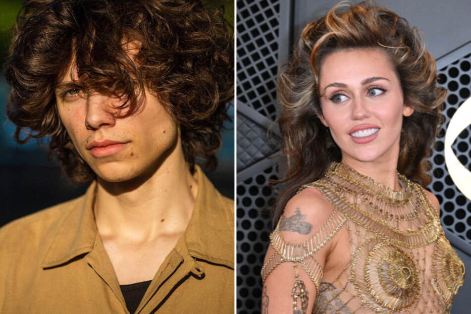 Miley Cyrus (r.) and her boyfriend, Maxx Morando, have reportedly moved in together and are super happy!