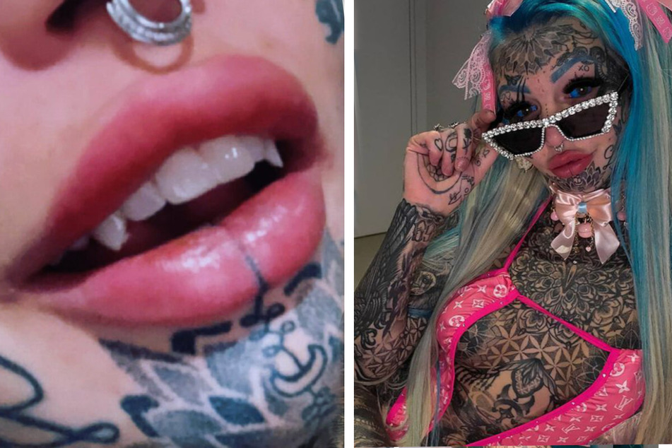 Dragon Girl shines with some new body bling