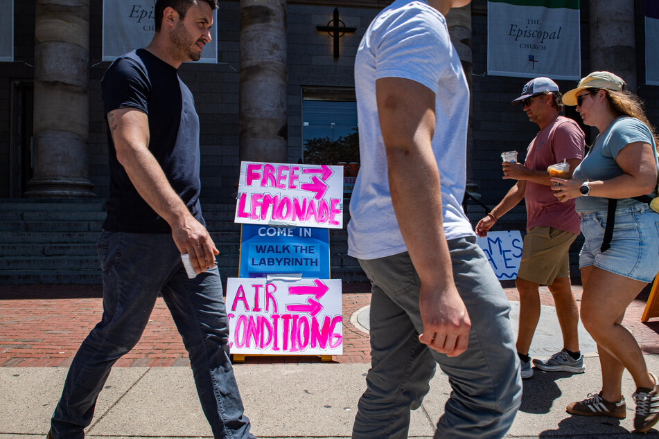 The heat index could peak as high as 115F in the mid-Atlantic region.