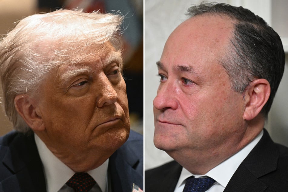 Willkie Farr & Gallagher, the law firm that employs former Second Gentleman Doug Emhoff (r.), has reached a deal with President Trump to avoid potential sanctions.
