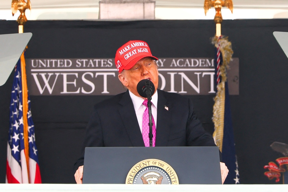 President Donald Trump gave a commencement speech to the graduating class of West Point Military Academy, sharing some unusual tips about life.