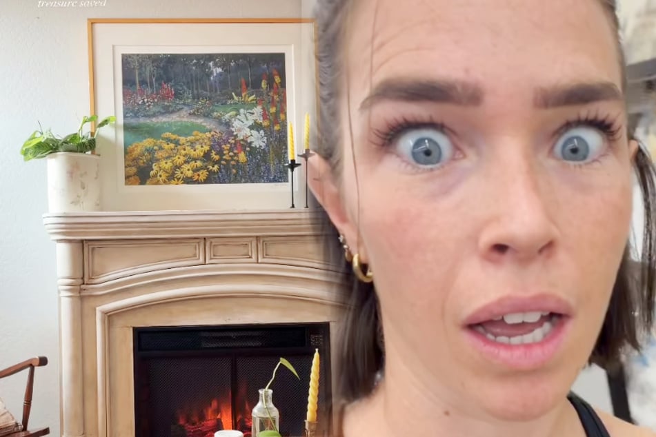 Thrift shopper's pretty painting purchase proves to be worth far more than she realized!