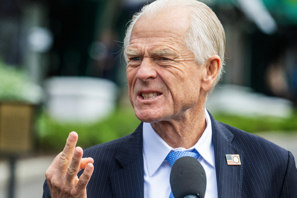 Speaking to reporters a few minutes after the president's post, Trump's economic advisor Peter Navarro defended the GDP figures.