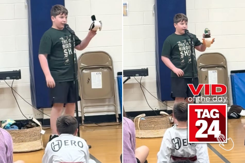 Viral Video of the Day for May 24, 2026: Boy stuns school talent show with uncanny bird impressions