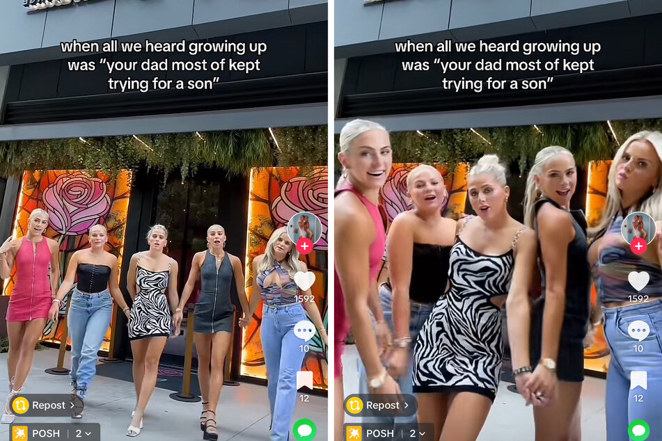 Cavinder twins celebrate National Sisters Day with a joke on dad!
