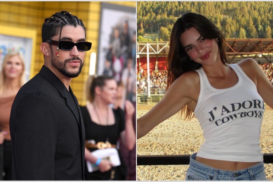 Word on the street is that Kenall Jenner (r.) has moved on with Bad Bunny!